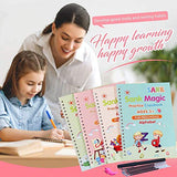 New Magic Practice Copybook 4Books+Magic Pen &10 INK Refill Book for Montessori Children